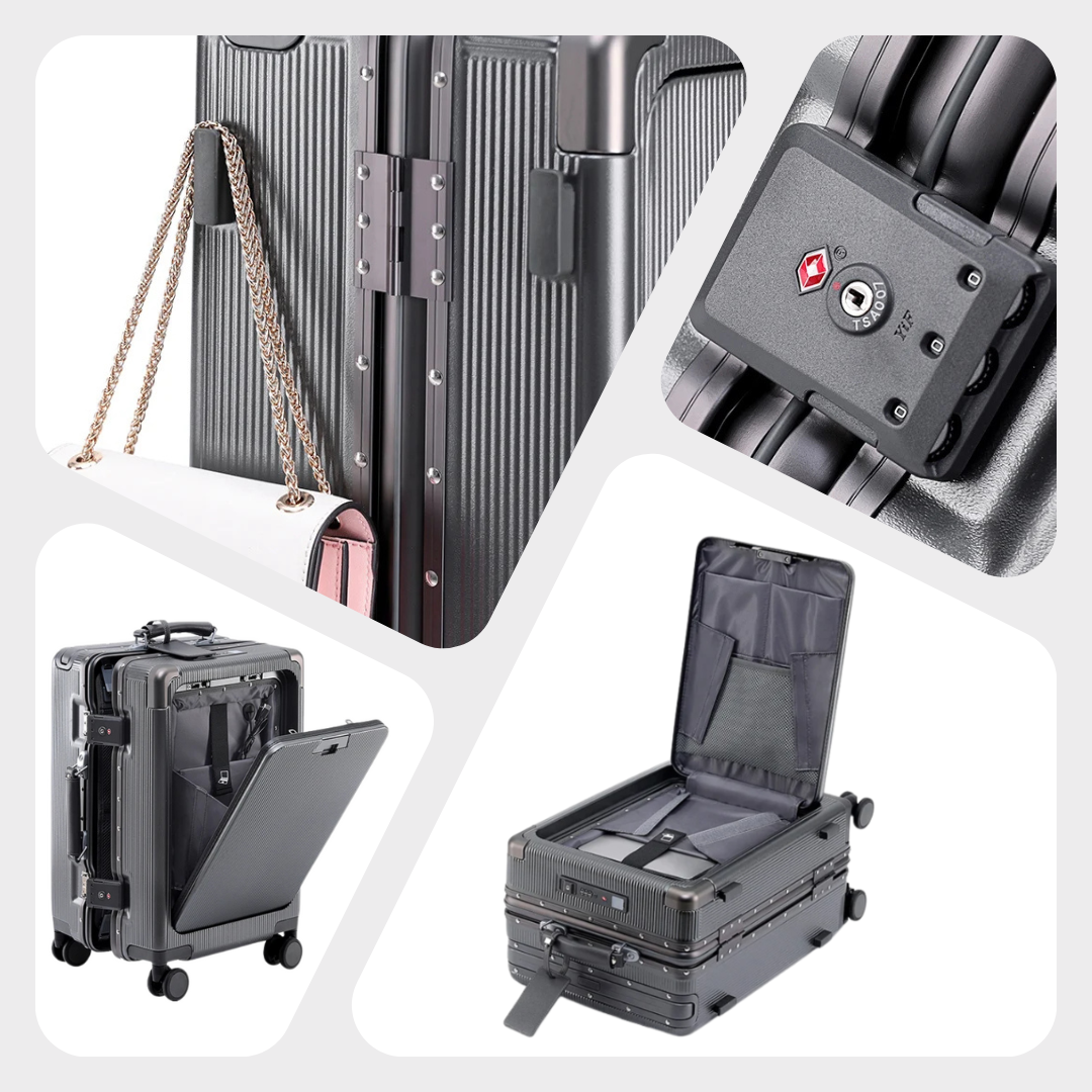 GlideGuard Aluminium Handbagage Pro