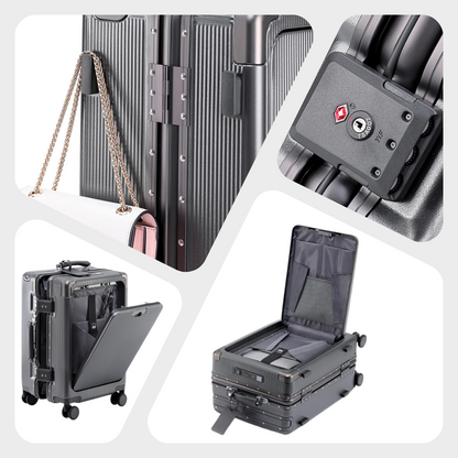 GlideGuard Aluminium Handbagage Pro