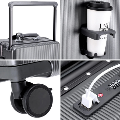 GlideGuard Aluminium Handbagage Pro